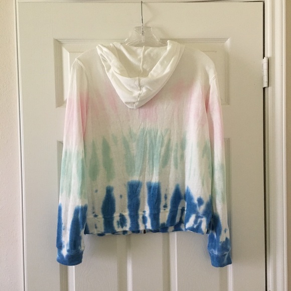 Splendid tie dye zip up hoodie - Picture 2 of 5